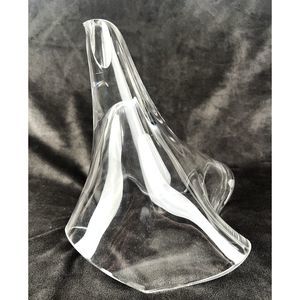 Stunning Eagle Abstract Style  Vintage Crystal Glass